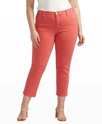 Jag Plus Cassie Mid Rise Cropped Pants