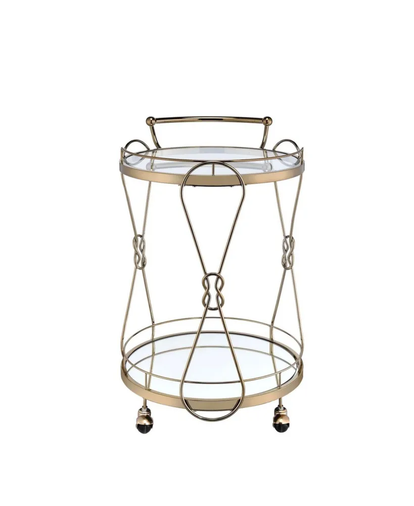 Zekera Serving Cart, Champagne