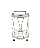 Zekera Serving Cart, Champagne