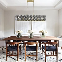 Modern Champagne Gold Oval Crystal Ceiling Chandelier Luxury Home Decor Light Fixture