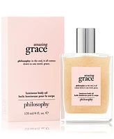 philosophy Amazing Grace Luminous Body Oil, 4 oz.