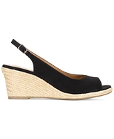 Style & Co Women's Darlitaa Peep Toe Slingback Wedge Pumps, Created for Macy's