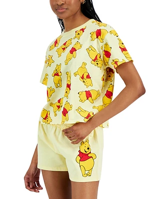 Disney Juniors' Winnie The Pooh Graphic Crewneck T-Shirt