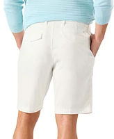 Tommy Bahama Men's Beach Coast Flat-Front Yarn-Dyed 10" Shorts