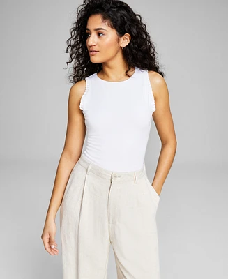 And Now This Women's Crewneck Sleeveless Bodysuit, Created for Macy's