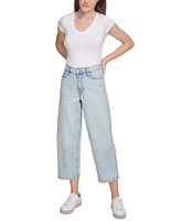 Calvin Klein Jeans Women's '90s-Fit High-Rise Cropped Denim