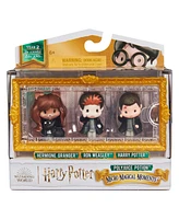 Harry Potter, Micro Magical Moments Year 2 Polyjuice Potion Figure Set with Harry, Hermione, Ron Display Case