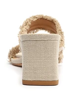Schutz Women's Amely Mid Block Sandals