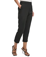 Dkny Women's Mid-Rise Pull-On Cropped Pants