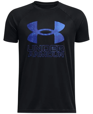 Under Armour Big Boys Tech Hybrid Print Fill Short Sleeve T-shirt