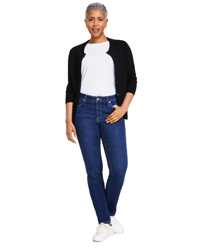 Style & Co Women's Mid-Rise Stretch Slim-Leg Jeans, Created for Macy's