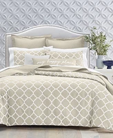 Last Act! Charter Club Damask Designs Geometric Dove 3-Pc. Duvet Cover Set, King, Exclusively at Macy's