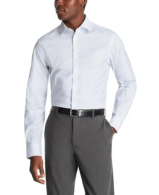 Calvin Klein Men's Refined Cotton Stretch Slim Fit Dress Shirt