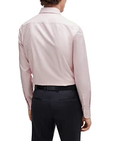 Boss by Hugo Boss Men's Easy-Iron Stretch-Cotton Twill Slim-Fit Dress Shirt