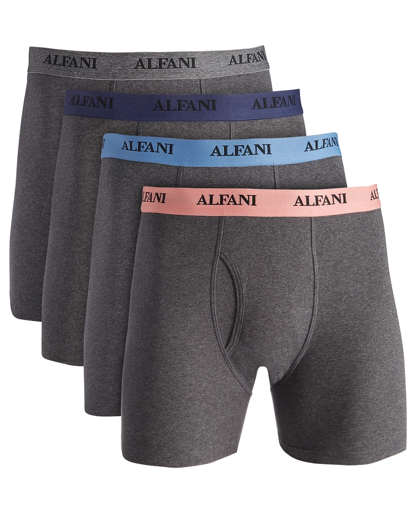 Alfani Men's 4-pk. Logo Boxer Briefs