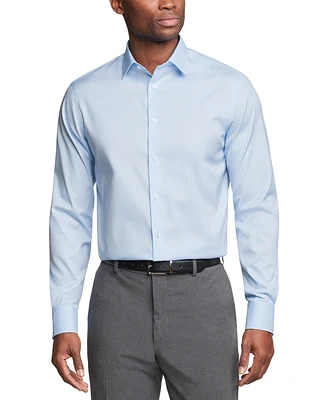 Calvin Klein Men's Refined Cotton Stretch Regular Fit Dress Shirt