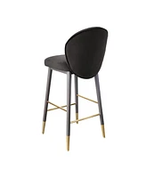 Tov Furniture 1 Pc. Velvet Barstool