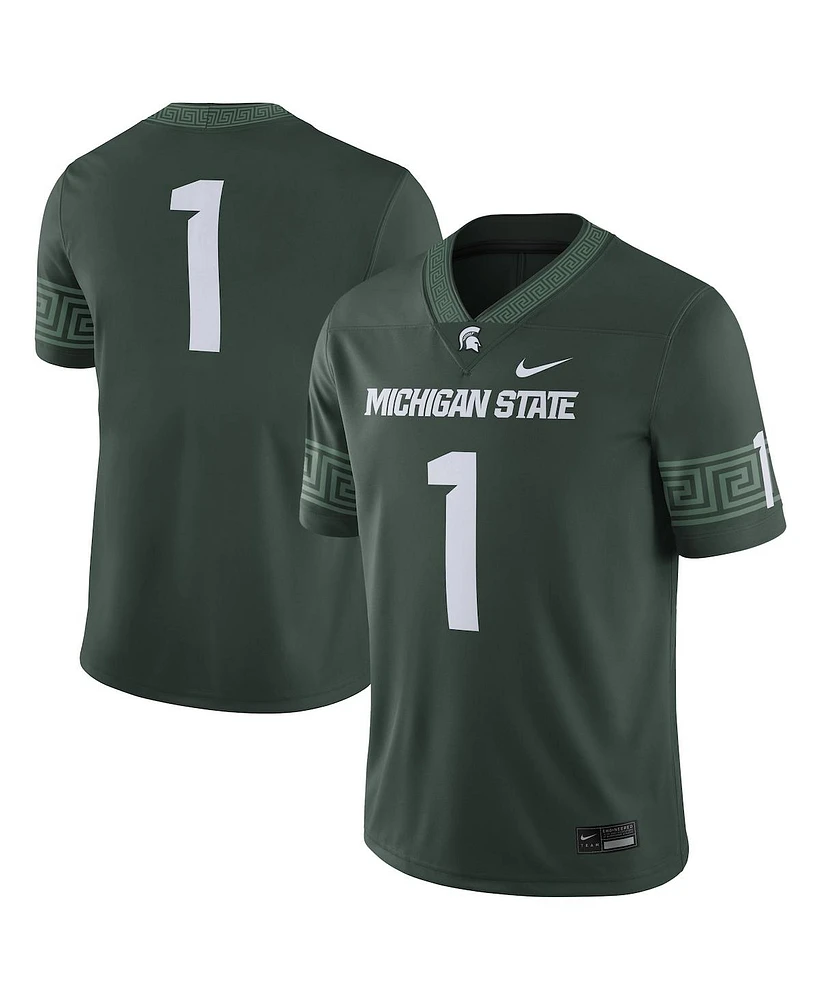 Nike Men's #1 Michigan State Spartans Football Game Jersey