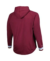 Men's Mitchell & Ness Burgundy Colorado Avalanche Big and Tall Legendary Raglan Pullover Hoodie