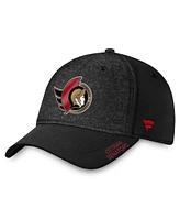 Men's Fanatics Black Ottawa Senators Authentic Pro Rink Flex Hat