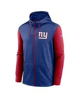 Men's Nike Royal New York Giants Performance Full-Zip Hoodie