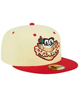 Men's New Era Yellow Augusta GreenJackets Theme Nights Pimento Cheese 59FIFTY Fitted Hat