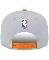 Men's New Era Gray, Orange Phoenix Suns Tip-Off Two-Tone 9FIFTY Snapback Hat