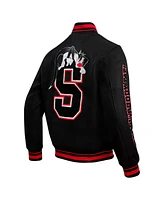 Men's Freeze Max Sylvester Black Looney Tunes Varsity Full-Zip Jacket