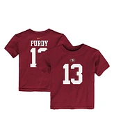 Toddler Boys and Girls Nike Brock Purdy Scarlet San Francisco 49ers Player Name Number T-shirt