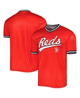 Men's Stitches Red Cincinnati Reds Cooperstown Collection Team Jersey