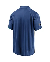 Men's Fanatics Blue Vancouver Canucks Authentic Pro Rinkside Polo Shirt