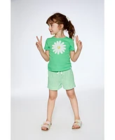 Girl Crinkle Jersey Short