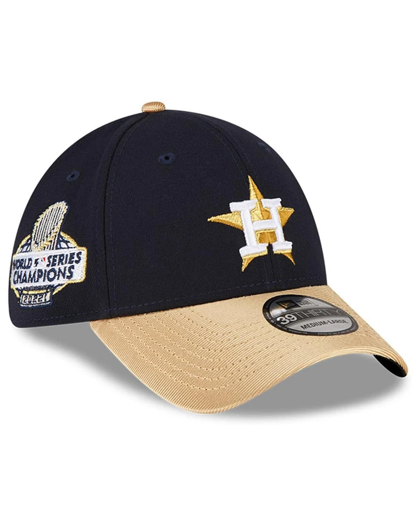 Men's New Era Navy Houston Astros 2023 Gold Collection 39THIRTY Flex Hat