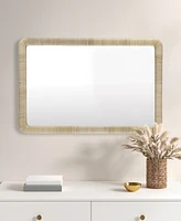 Ink+Ivy Nova Natural Rattan Rectangle Wall Mirror