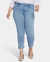 Nydj Plus Sheri Slim Ankle Jean with Roll Cuffs