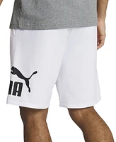 Puma Men's Regular-Fit Big Logo-Print Fleece 10" Shorts