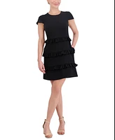 Eliza J Women's Ruffle-Tiered A-Line Dress