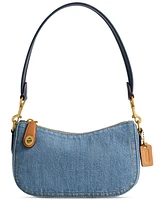 Coach Swinger 20 Mini Denim Shoulder Bag