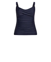 Women's Plus Twist Tankini Top