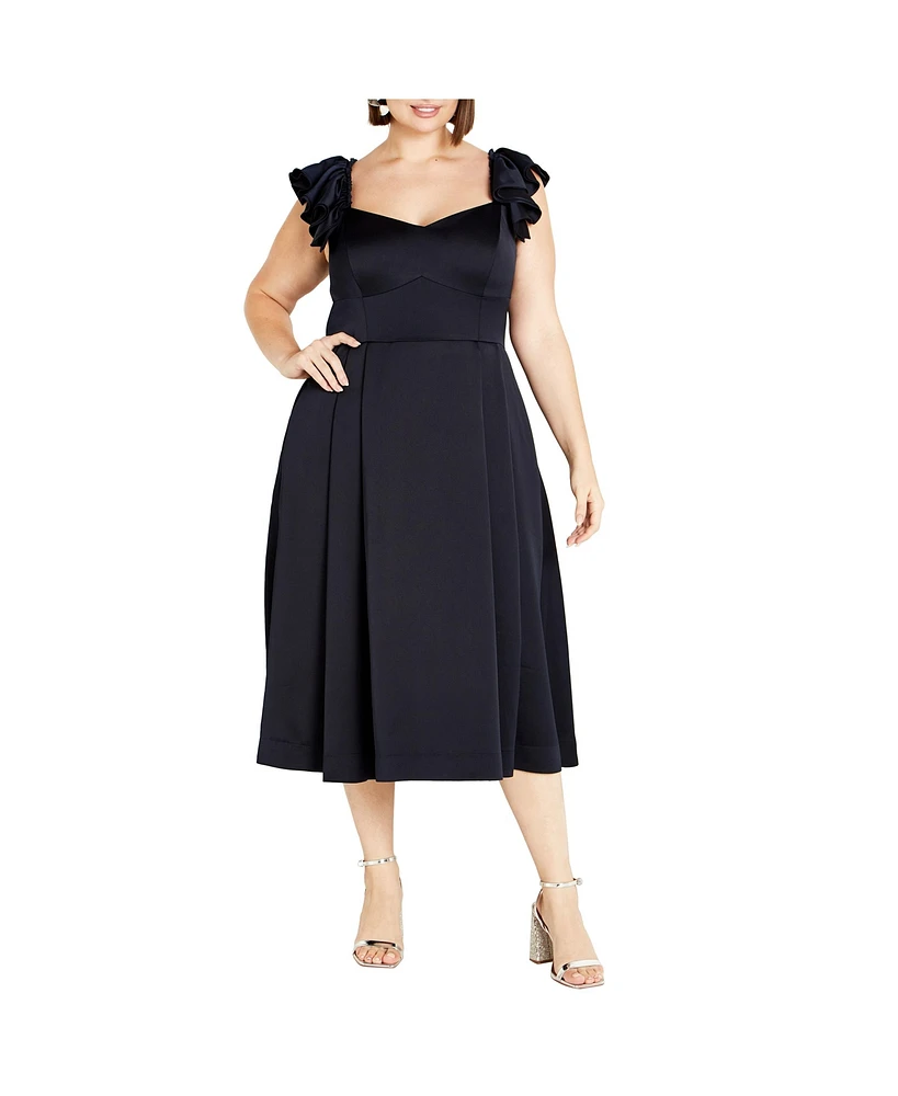 City Chic Women's Roselyn Dress