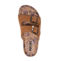 Muk Luks Women's Tessa Tera Turf 2 Strap Slide Sandal