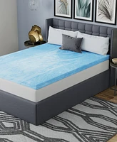 Vibe 3" Gel Swirl Memory Foam Mattress Topper