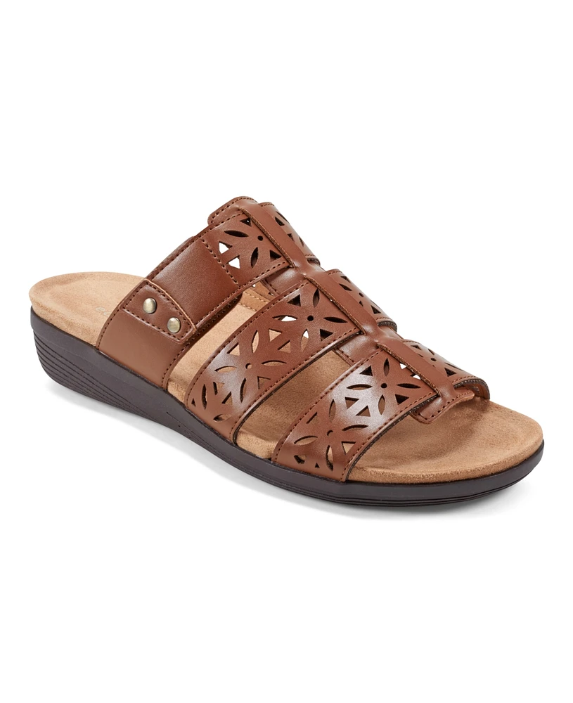 Easy Spirit Women's Bazel Open Toe Strappy Casual Sandals