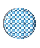 TarHong Palazzo Geo Tile 8.5" Salad Plates, Set of 6, Service for 6