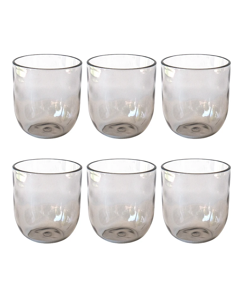 TarHong Rustic Stemless Glasses, Set of 6