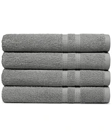 Everyday Home by Trident Supremely Soft 100% Cotton 4-Piece Bath Towel Set