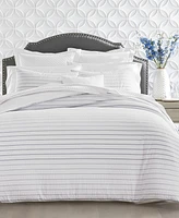 Last Act! Charter Club Seersucker Ombre Stripe Duvet Cover Set, Twin, Exclusively at Macy's