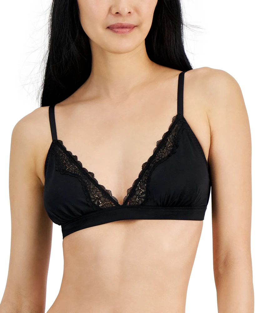 I.n.c. International Concepts Women's Satin Micro Bralette, Created for Macy's