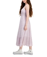 Hippie Rose Juniors' Smocked Midi Dress