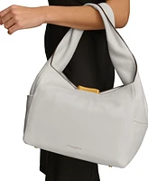 Donna Karan Amagansett Soft-Rolled Leather Shoulder with Sculpted Magnet Closure